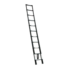 Black 3.2m Portable Telescopic Ladder With Carry Bag