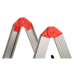 5 Step Aluminium Collapsible Box Stick Ladder With Carry Bag