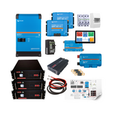 48V Large Bus 5000W Premium Off-Grid Kit with 15kWh MPS lithium batteries
