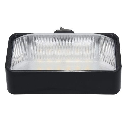 Black 12V Porch Or Tunnel Boot Light With Switch