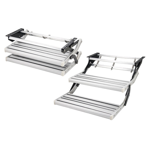 Double Manual Bolt On Caravan Step