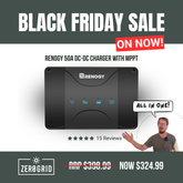 Renogy DCC50S 12V 50A Dual Input DC to DC Battery Charger with MPPT