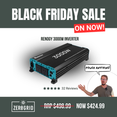 Renogy 3000W 12V to 230V Pure Sine Wave Inverter (with UPS Function)