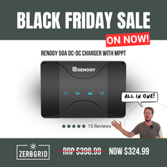 Renogy DCC50S 12V 50A Dual Input DC to DC Battery Charger with MPPT