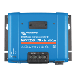 Victron SmartSolar MPPT 250/70 VE.Can Charge Controller front view