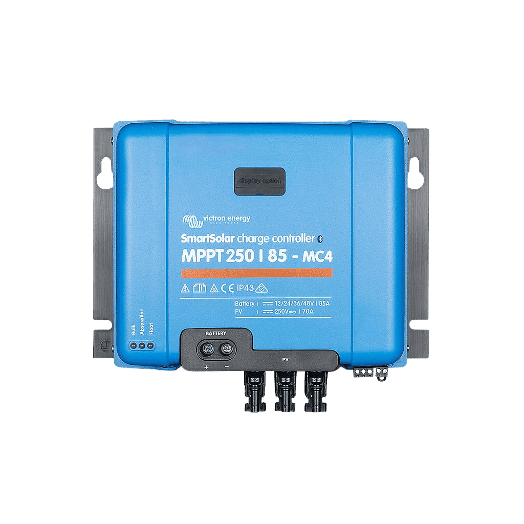 Victron SmartSolar MPPT 250/85 VE.Can Charge Controller front view