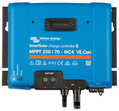 Victron SmartSolar MPPT 250/70 VE.Can Charge Controller front view