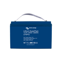 Lithium Battery - Victron Lithium SuperPack Battery 12.8V/100Ah (1.28kWh)