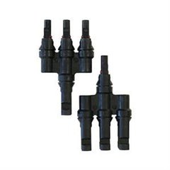 Solar Panel Accessories | Renogy | 3 to 1 Solar Branch Connectors MMMF+FFFM Pair