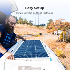 Solar Panel | Renogy | 100 Watt 12 Volt Monocrystalline Solar Panel (Compact Design)