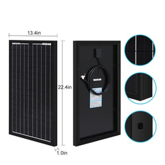 Solar Panel | Renogy | 30 Watt 12 Volt Monocrystalline Solar Panel