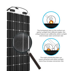 Solar Panel | Renogy |  100 Watt 12 Volt Flexible Monocrystalline Solar Panel