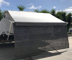 5.48m Caravan Privacy Screen Sun Shade Wall To Suit 19ft Awning
