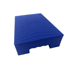BLUE Wedge Tandem Caravan Rv Levelling Ramp (Single)
