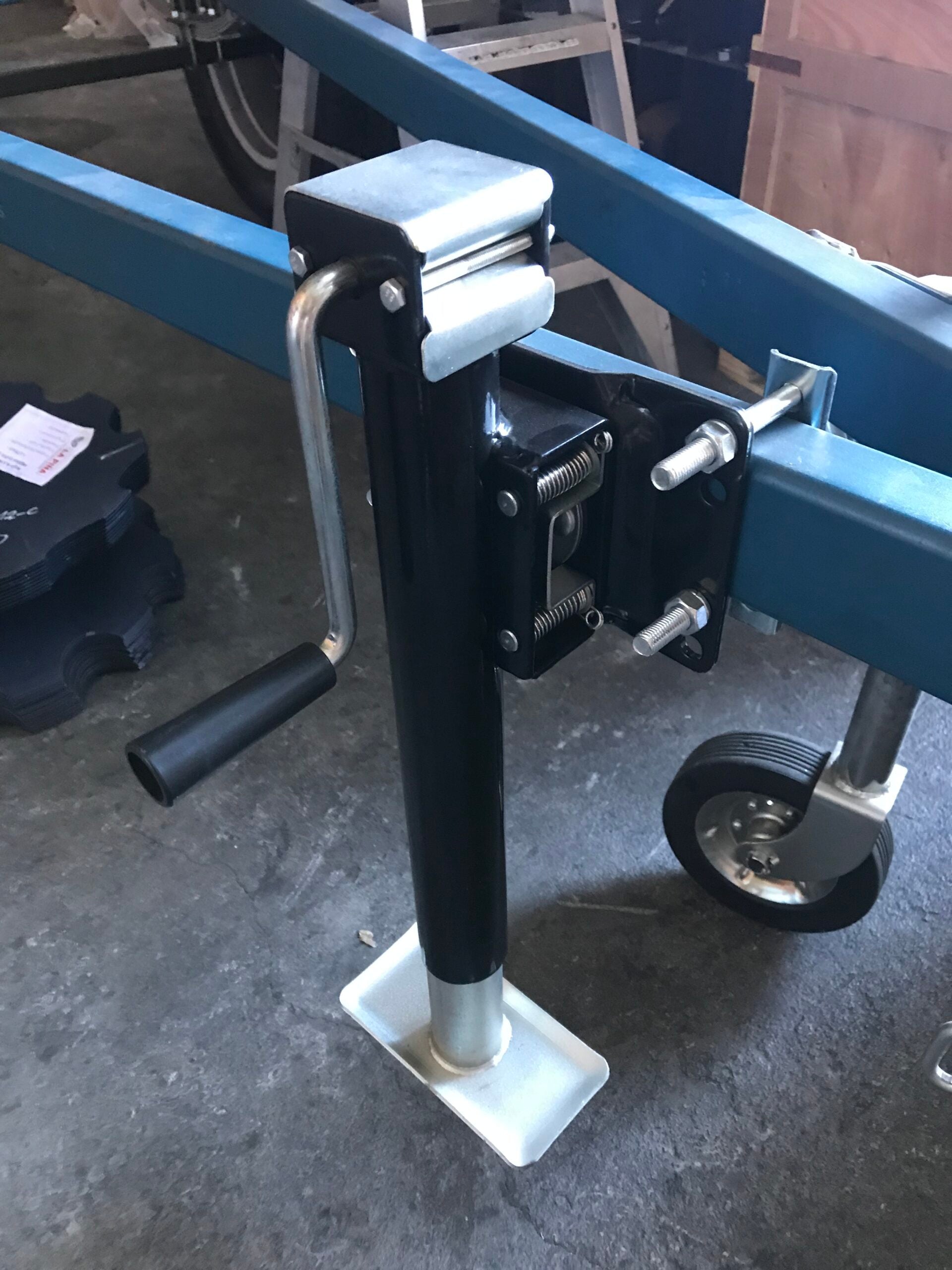2000kg Caravan Trailer Manual Jack Stand With Draw Bar Fitment