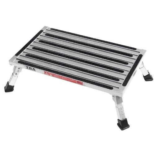 Rectangular Platform Single Step Extra Large Platform Single Folding Step With Adjustable Height Legs ...