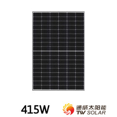 Solar Panel | Tongwei | Tongwei 415 Watt Monofacial Black Frame ~SOLD OUT~