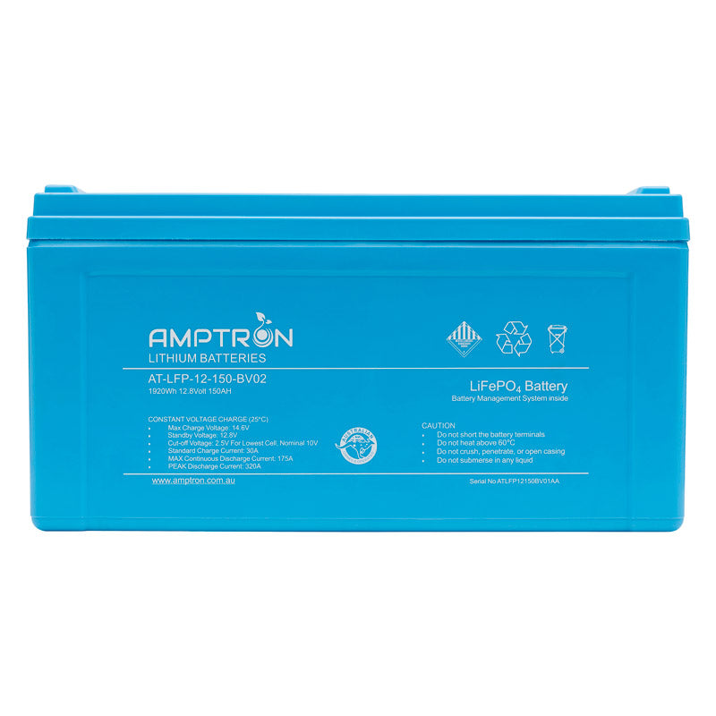 12V 150Ah / 175A Continuous Discharge LiFePO4 Battery