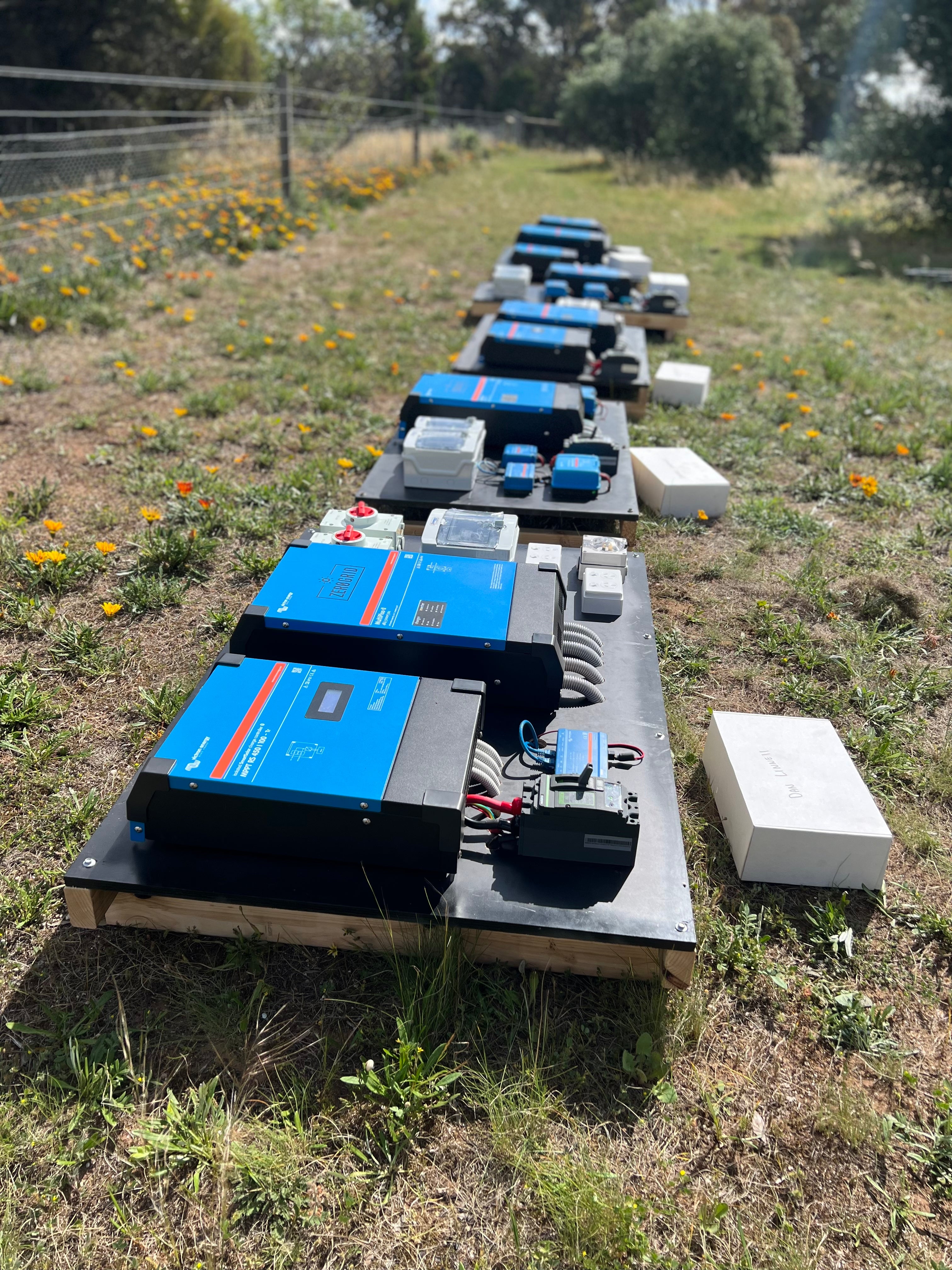 Custom made pre wired off grid system