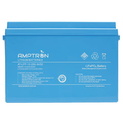 12V 200Ah / 100A Continuous Discharge LiFePO4 Battery