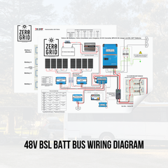 Large Bus Motorhome (Victron 48V Multiplus and BSL BATT Batteries)
