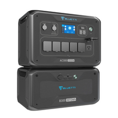 Bluetti AC300 3000W Inverter Module Generator with 1 x B300 3072Wh Expansion Battery