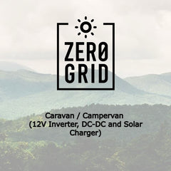 Off Grid Wiring Diagrams | Renogy | Caravan / Campervan (12V Inverter, DC-DC and Solar Charger)