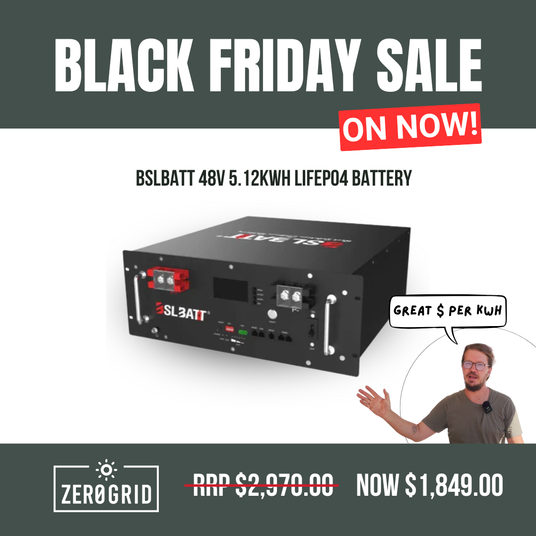 BSLBATT 48V 5.12kWh Rack Mount LiFePO4 Battery