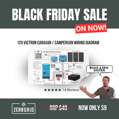 12V Victron Caravan / Campervan (Multiplus Inverter Charger, DC-DC and Solar Charger)