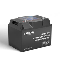 Lithium Battery | Renogy | 12V 100Ah Pro Deep Cycle Lithium Iron Phosphate Battery w/Bluetooth & Self-heating Function