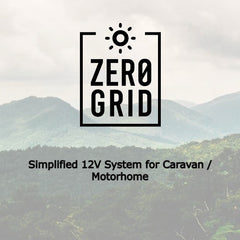 Off Grid Wiring Diagrams | Simplified 12V System for Caravan / Motorhome