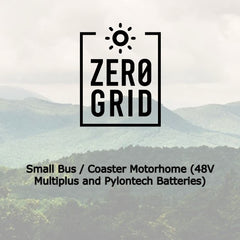 Off Grid Wiring Diagrams | Victron | Small Bus / Coaster Motorhome (48V Multiplus and Pylontech Batteries)