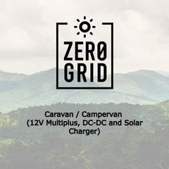 Off Grid Wiring Diagrams | Victron | Caravan / Campervan (12V Multiplus, DC-DC and Solar Charger)