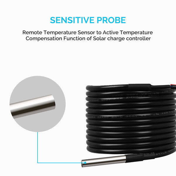 Solar Controller Accessories | Renogy | Temperature Sensor for Solar Charge Controllers