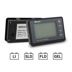 Control/Monitor | Renogy | 500A Battery Monitor with Shunt