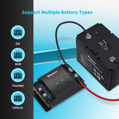 DC-DC Charger | Renogy | DCC30S 12V 30A Dual Input DC to DC Battery Charger with MPPT *WITH FREE DIAGRAM*