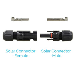 Solar Panel Accessories | Renogy | Solar MC4 Connectors for Solar Panels 5 Pairs Male & Female