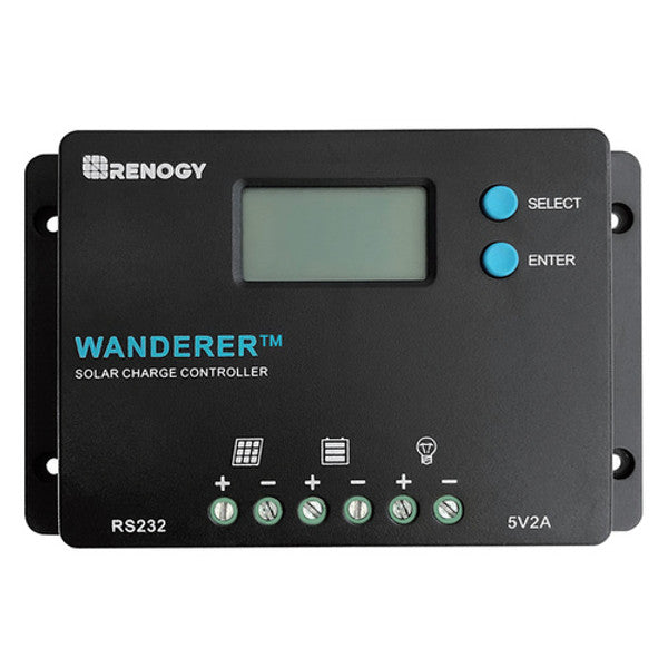 Solar Controller | Renogy | Wanderer 10A PWM Charge Controller